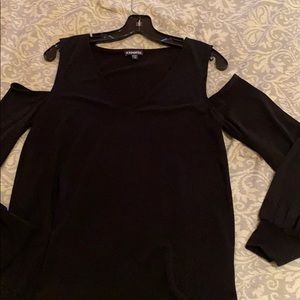 EXPRESS cold shoulder top